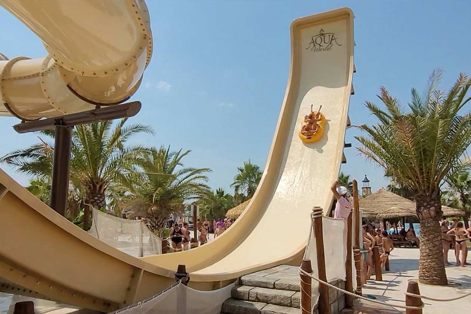 Lo scivolo Boomerang a Cinecittà World, Roma