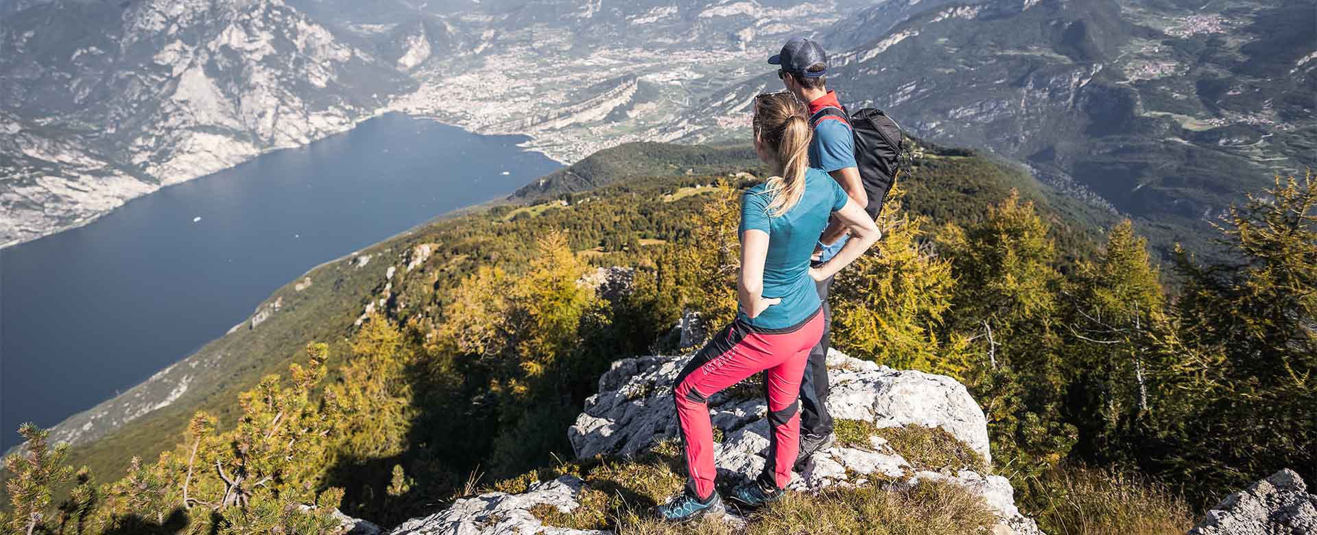 Vista sul Lago di Garda dal Monte Altissimo 