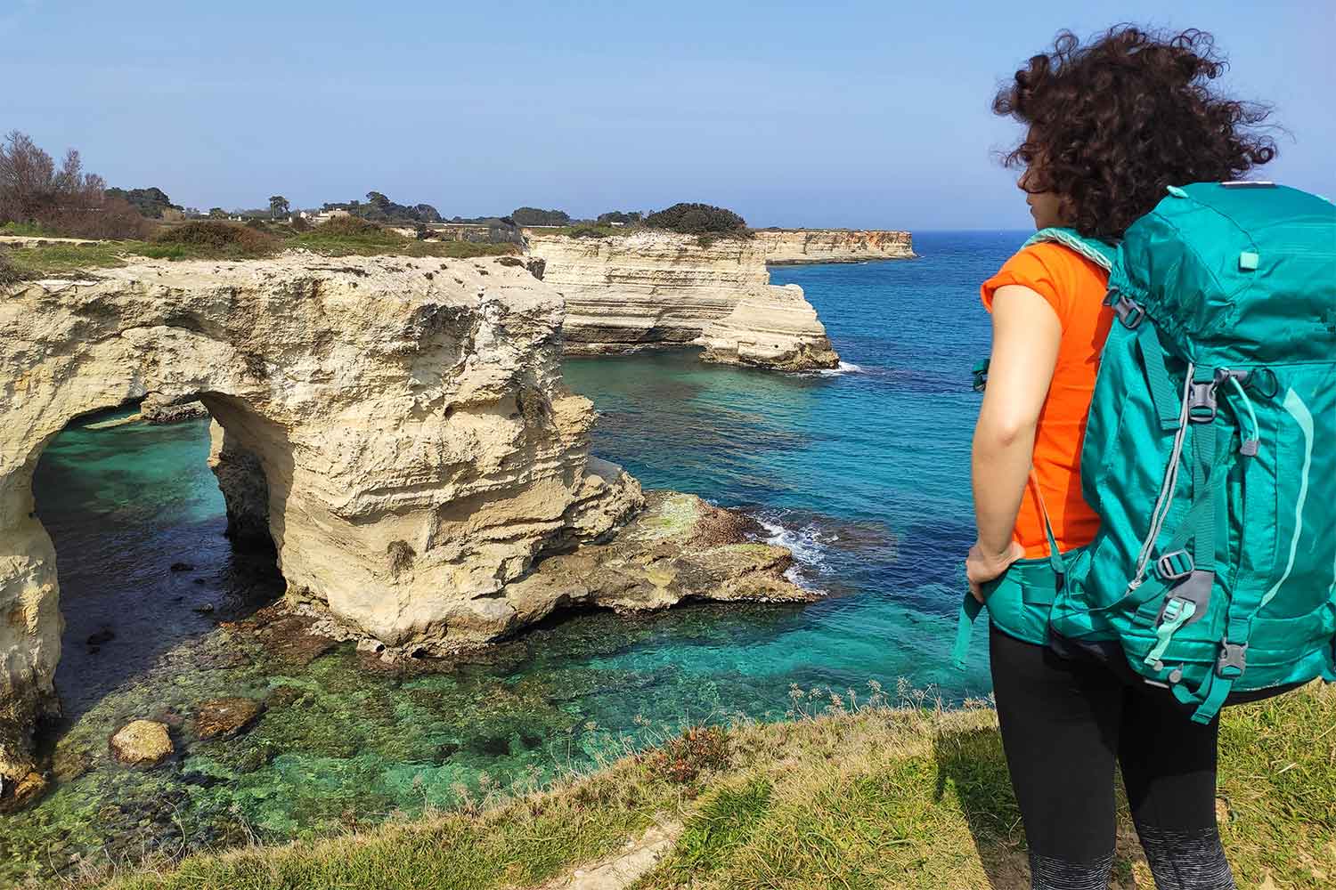 I faraglioni Sant'Andrea a Marina di Melendugno (Lecce), sulla Via del mare